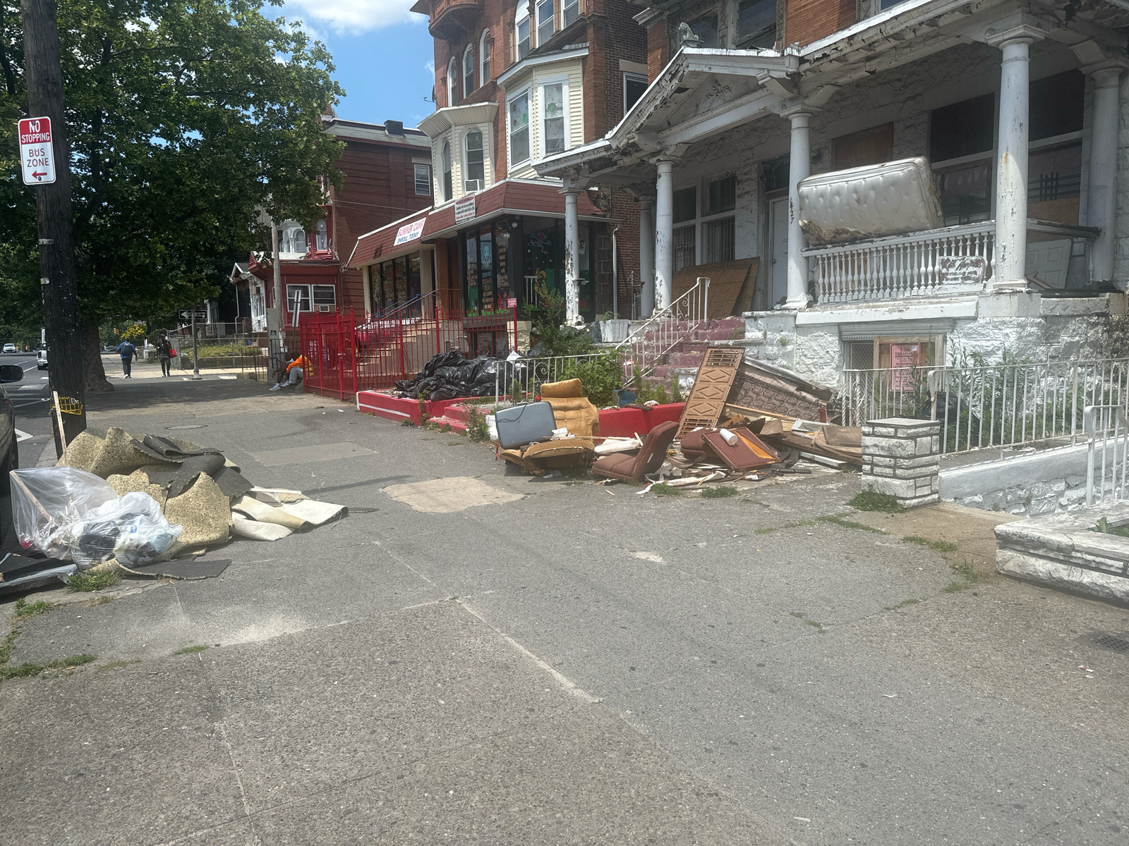 Photographic documentation of the work as submitted to the city's 311 record.