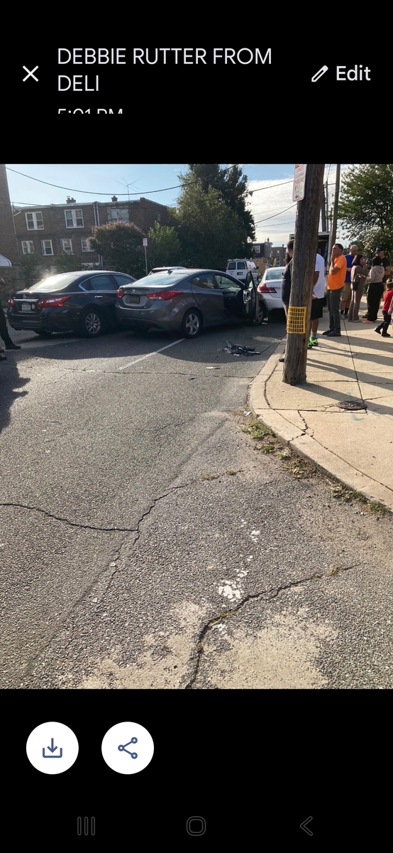 Photographic documentation of the work as submitted to the city's 311 record.