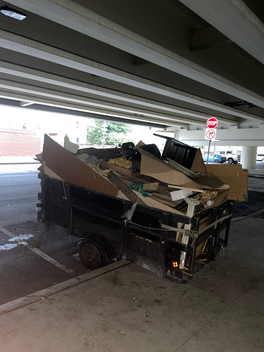 Photographic documentation of the work as submitted to the city's 311 record.