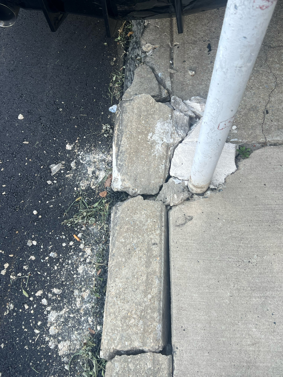 Photographic documentation of the work as submitted to the city's 311 record.