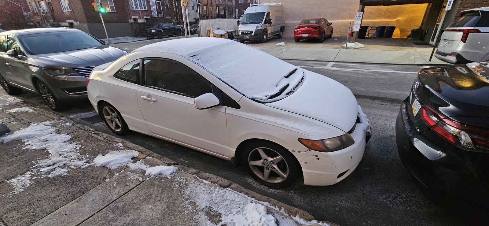 Photographic documentation of the work as submitted to the city's 311 record.