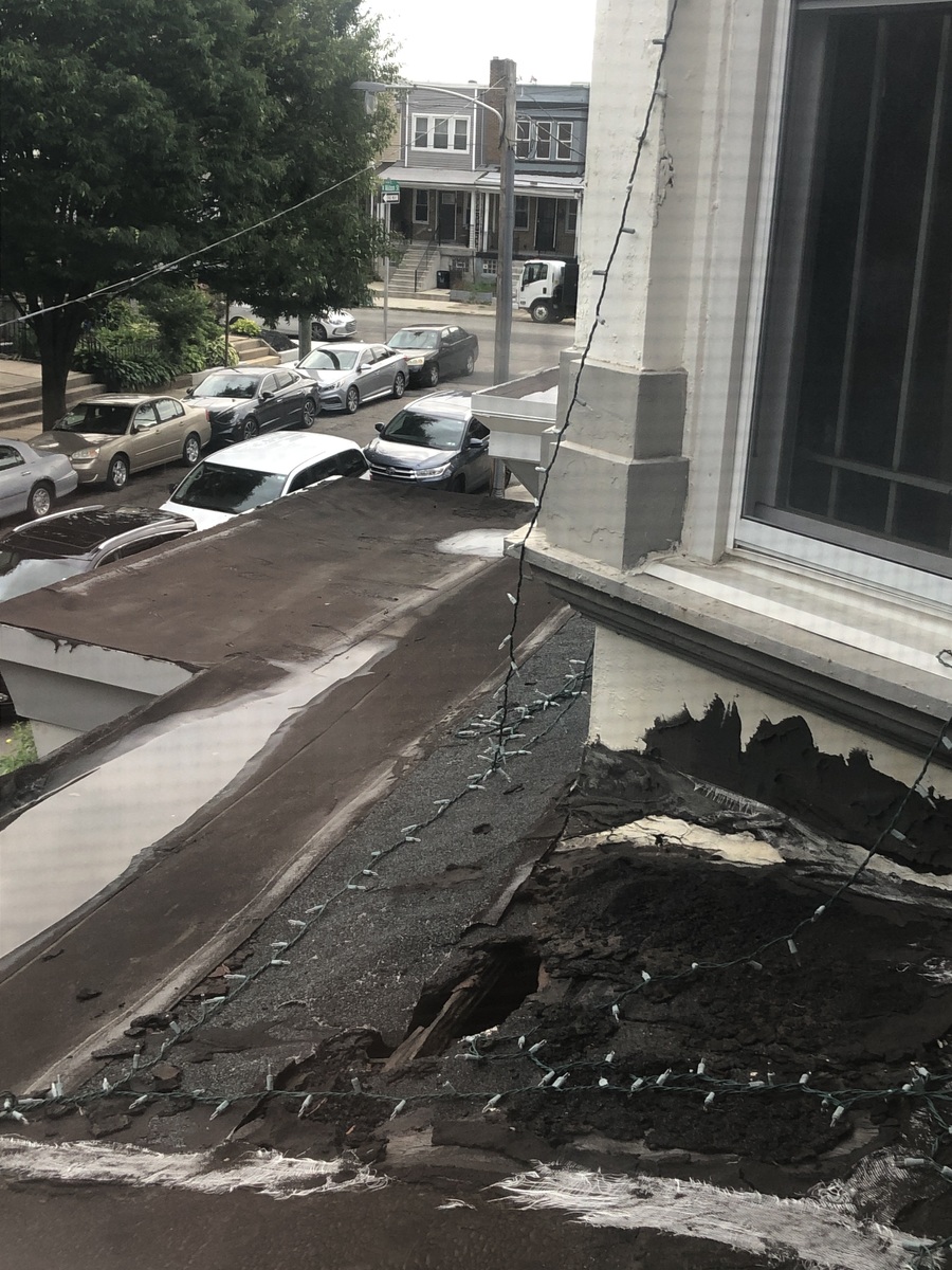 Photographic documentation of the work as submitted to the city's 311 record.