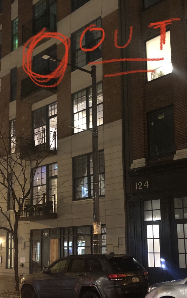 Photographic documentation of the work as submitted to the city's 311 record.