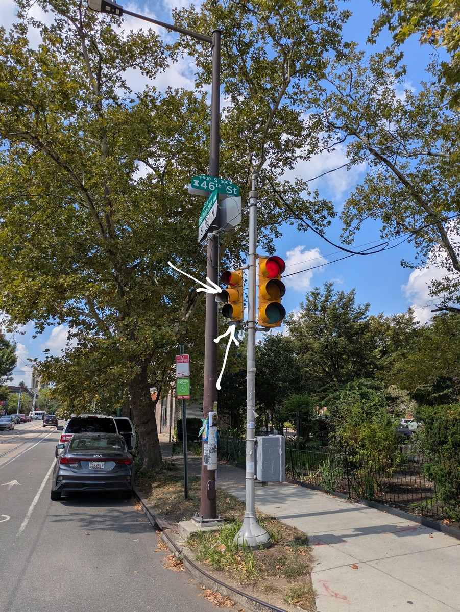 Photographic documentation of the work as submitted to the city's 311 record.
