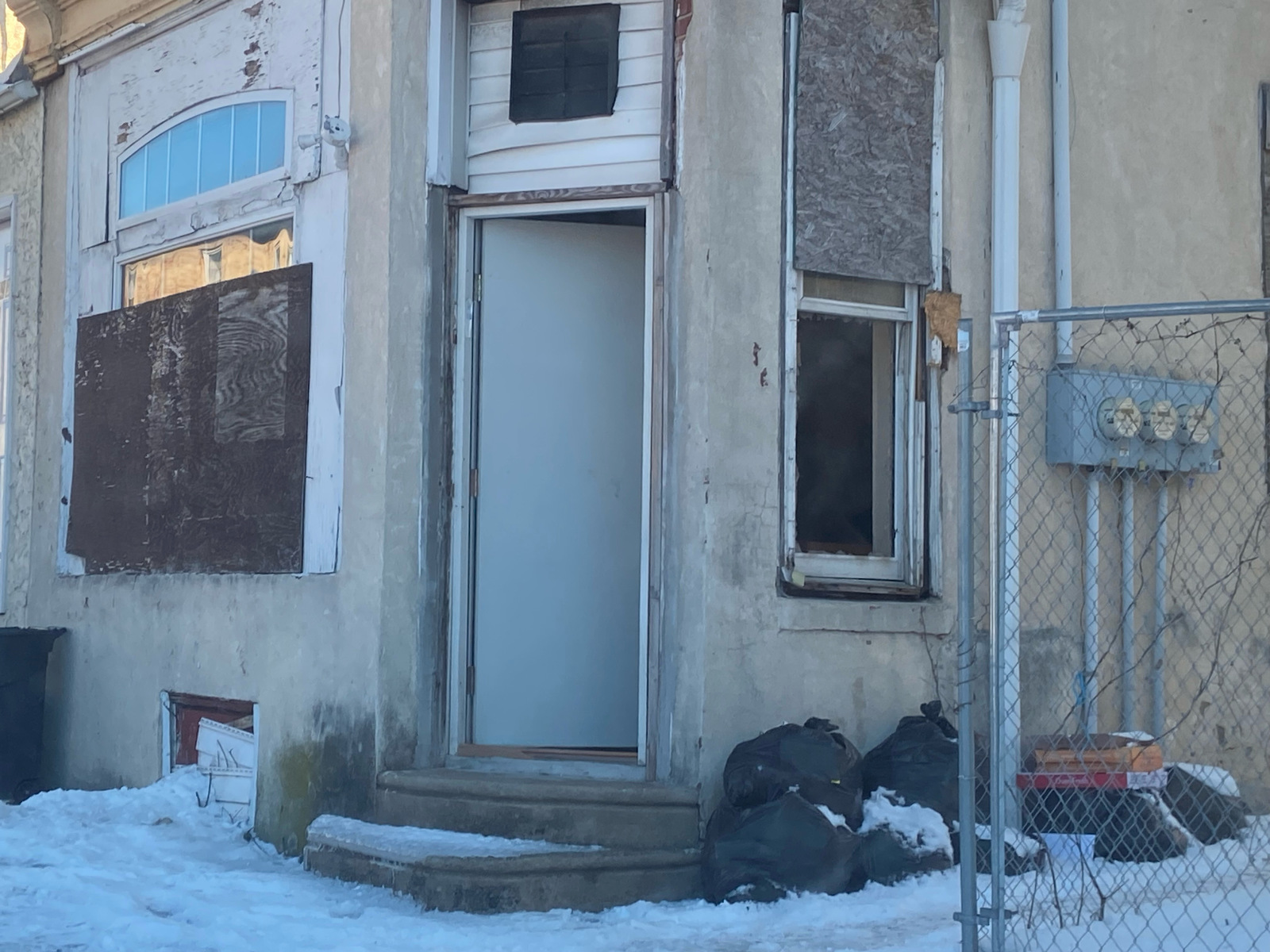 Photographic documentation of the work as submitted to the city's 311 record.