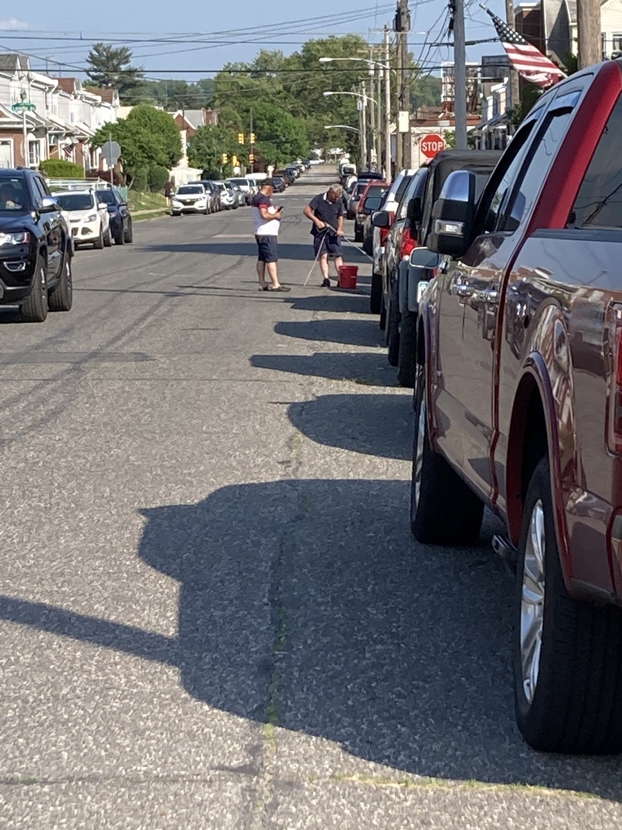 Photographic documentation of the work as submitted to the city's 311 record.