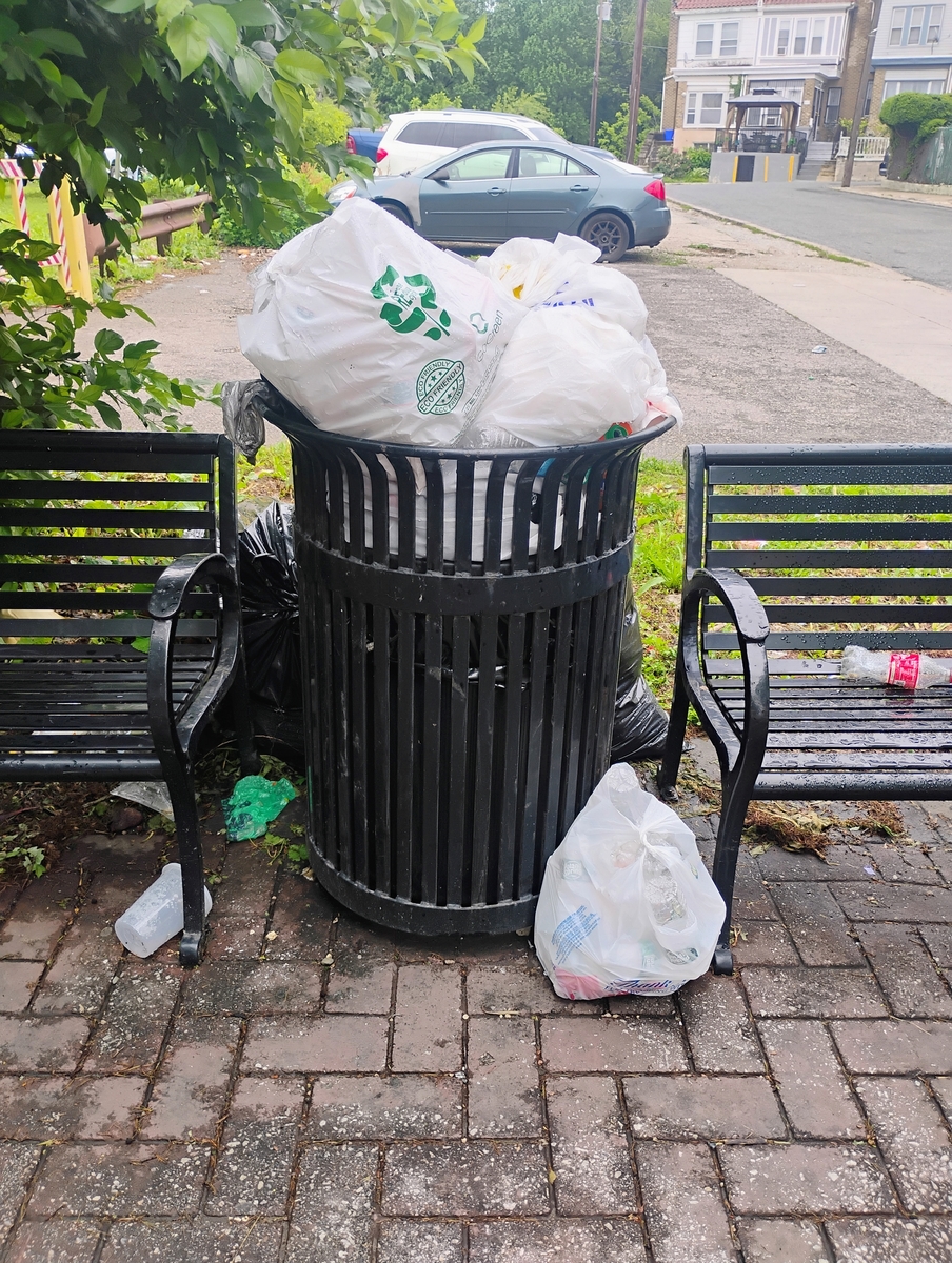 Photographic documentation of the work as submitted to the city's 311 record.