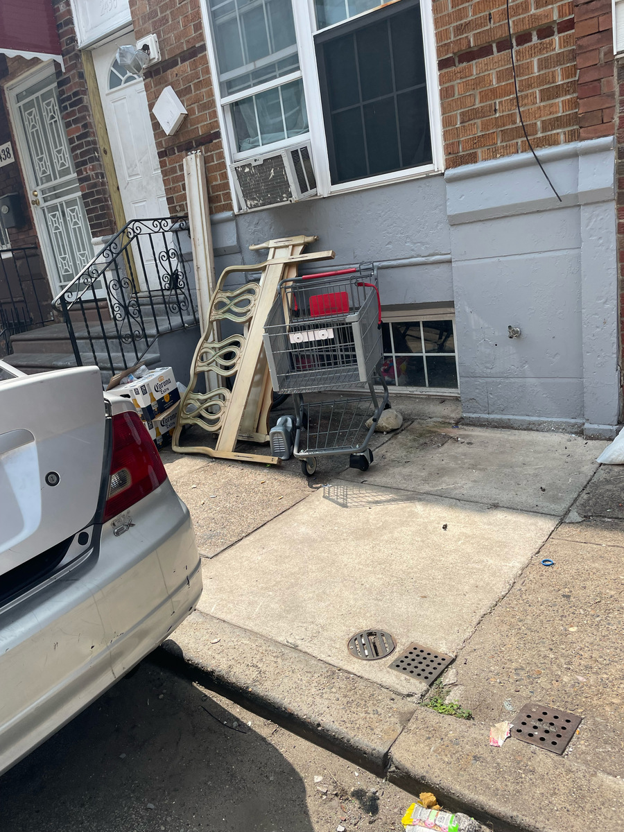 Photographic documentation of the work as submitted to the city's 311 record.