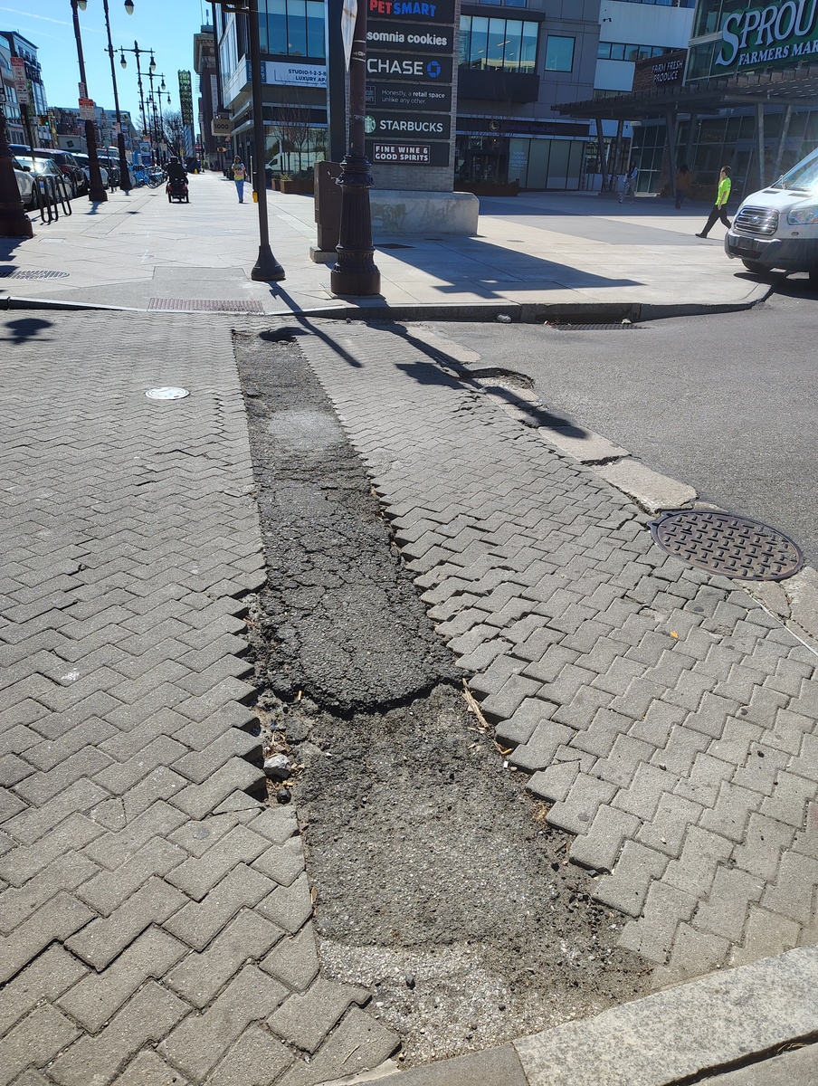 Photographic documentation of the work as submitted to the city's 311 record.