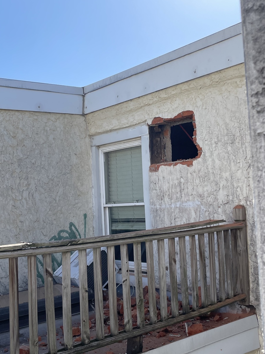 Photographic documentation of the work as submitted to the city's 311 record.