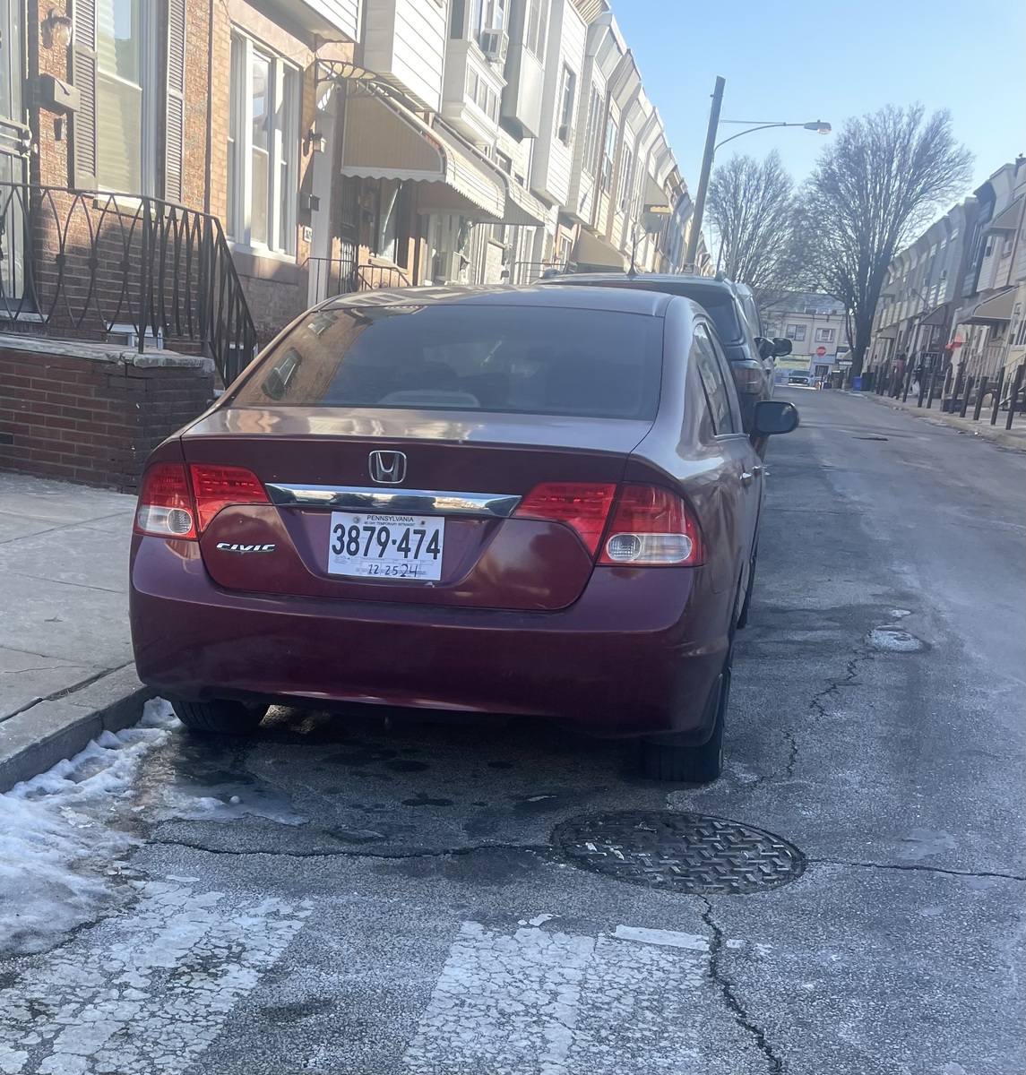Photographic documentation of the work as submitted to the city's 311 record.