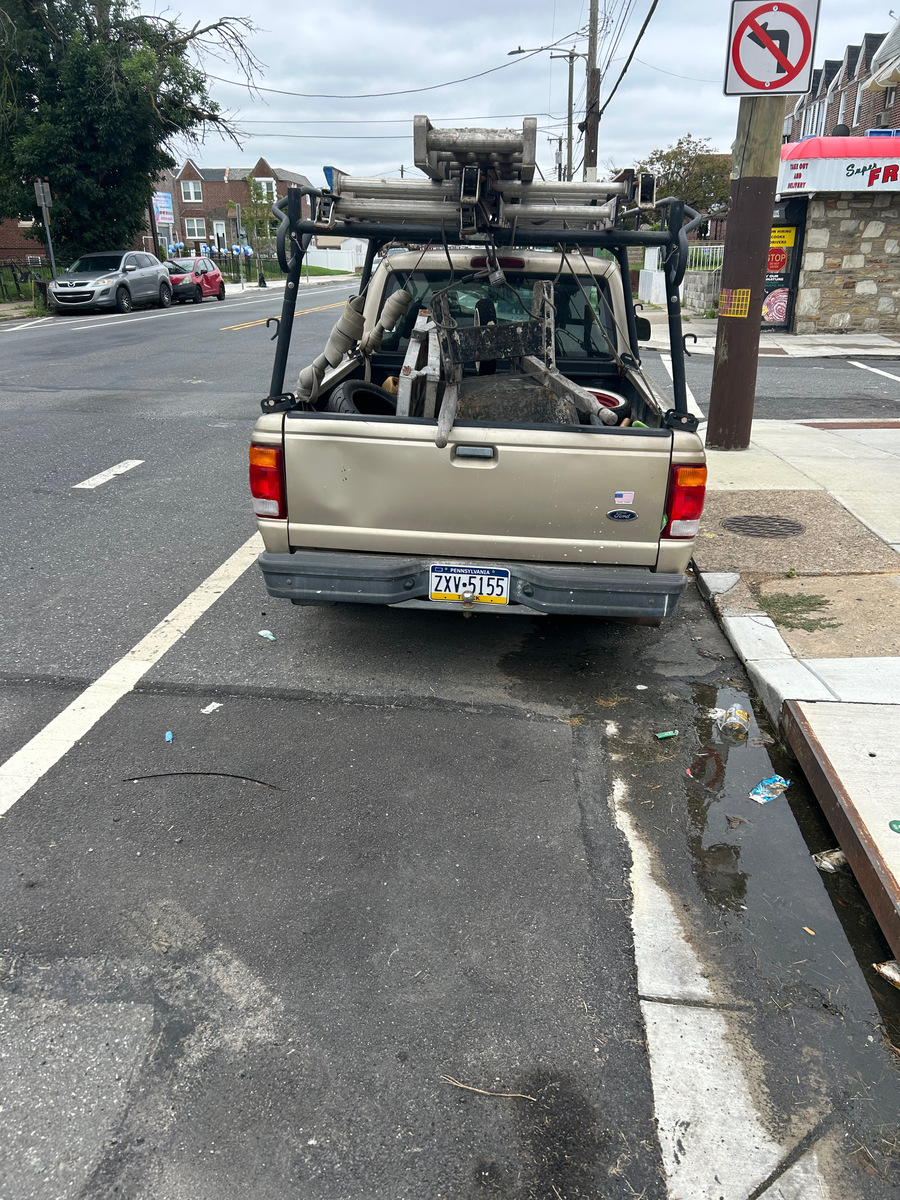Photographic documentation of the work as submitted to the city's 311 record.