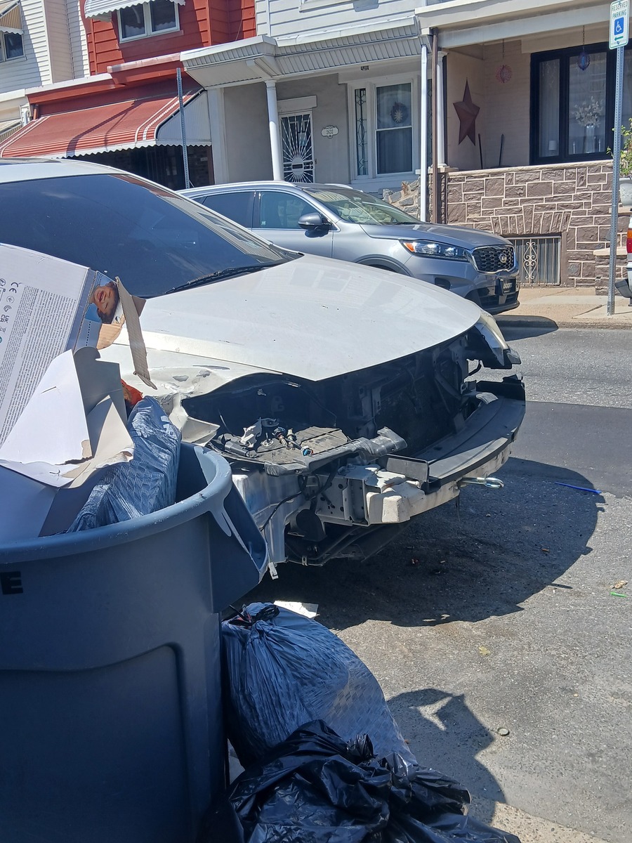 Photographic documentation of the work as submitted to the city's 311 record.