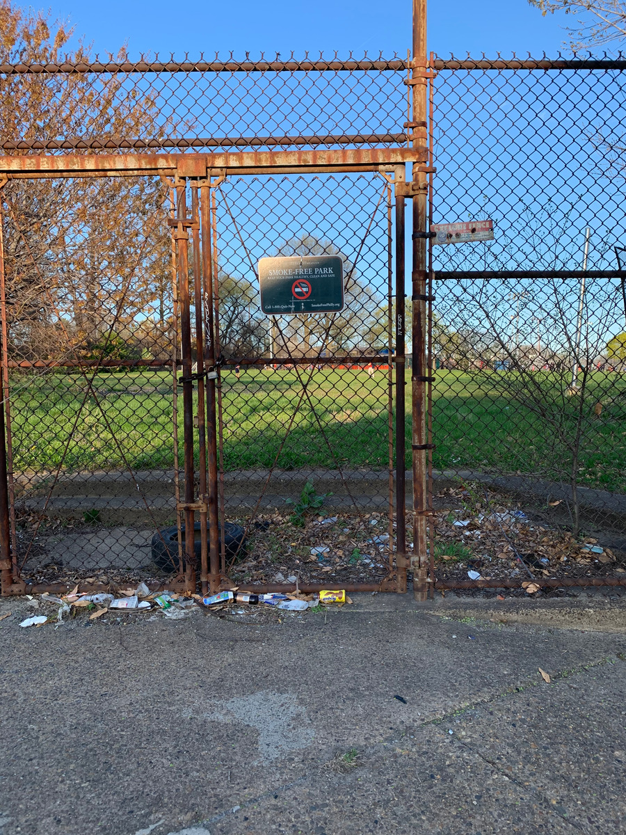 Photographic documentation of the work as submitted to the city's 311 record.