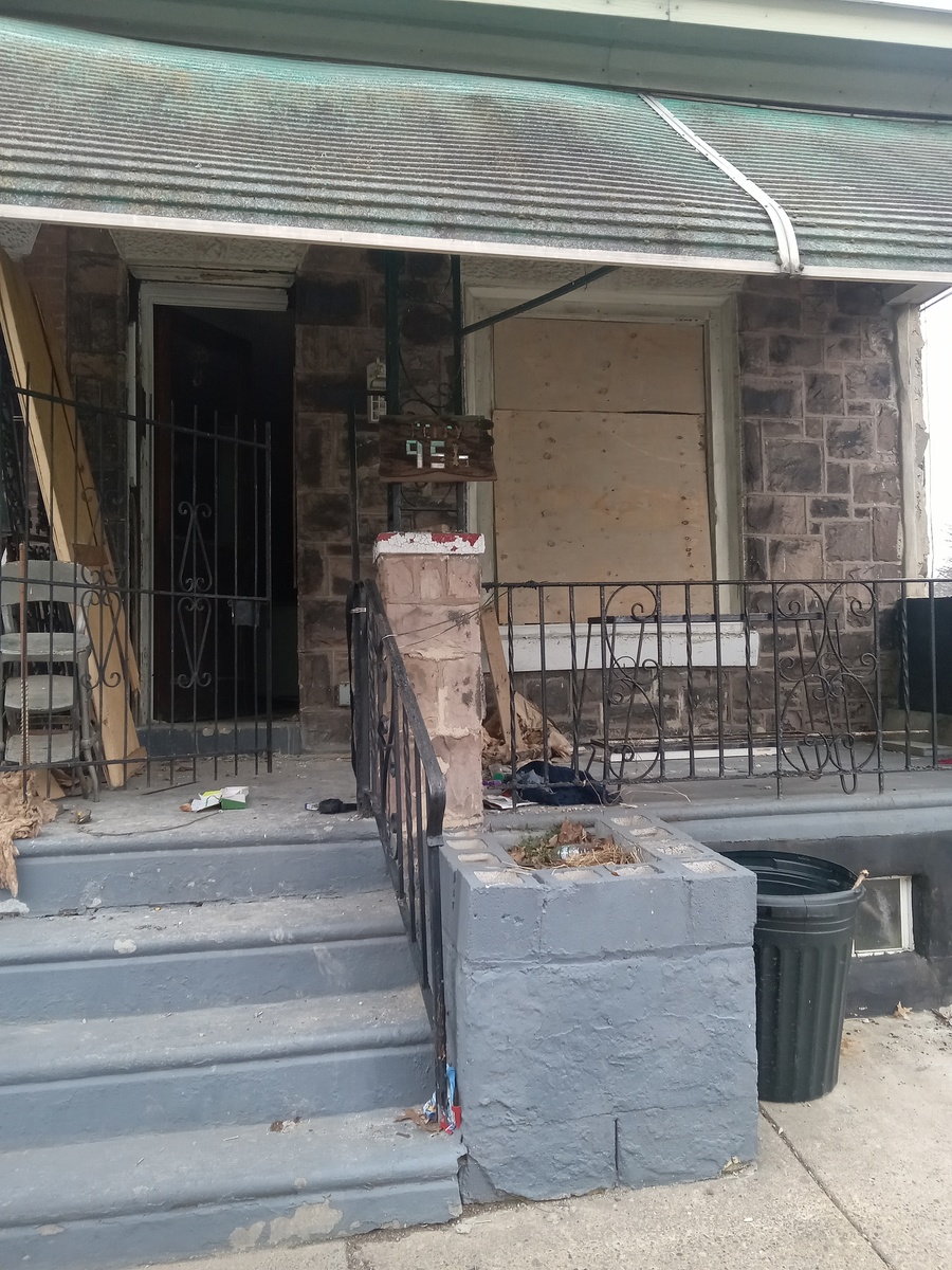 Photographic documentation of the work as submitted to the city's 311 record.