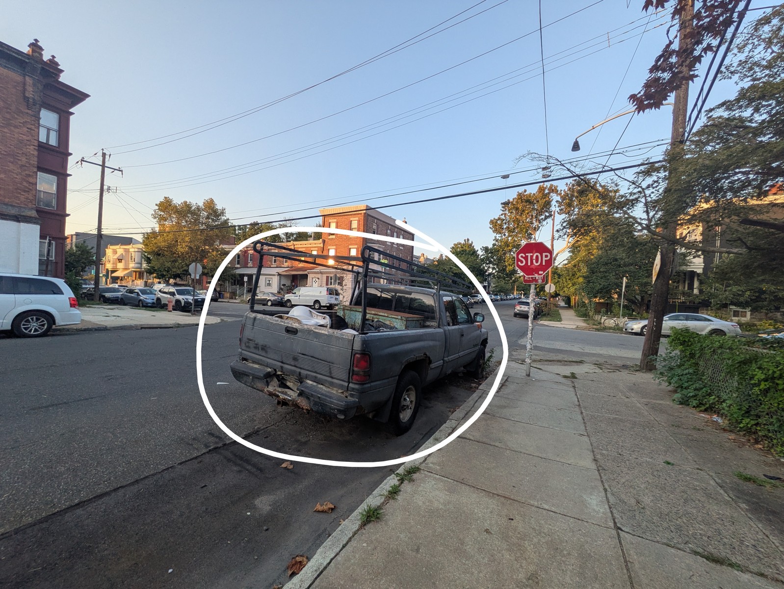 Photographic documentation of the work as submitted to the city's 311 record.