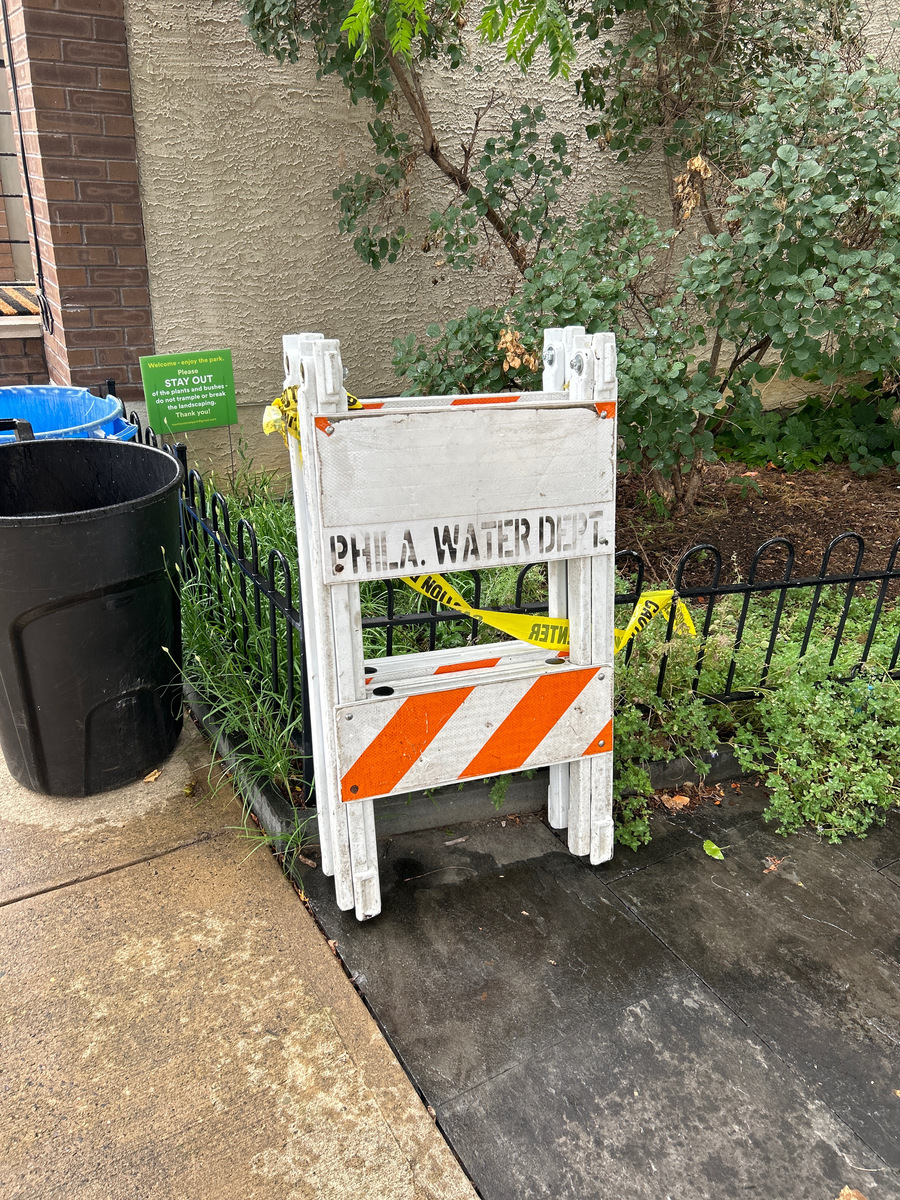 Photographic documentation of the work as submitted to the city's 311 record.