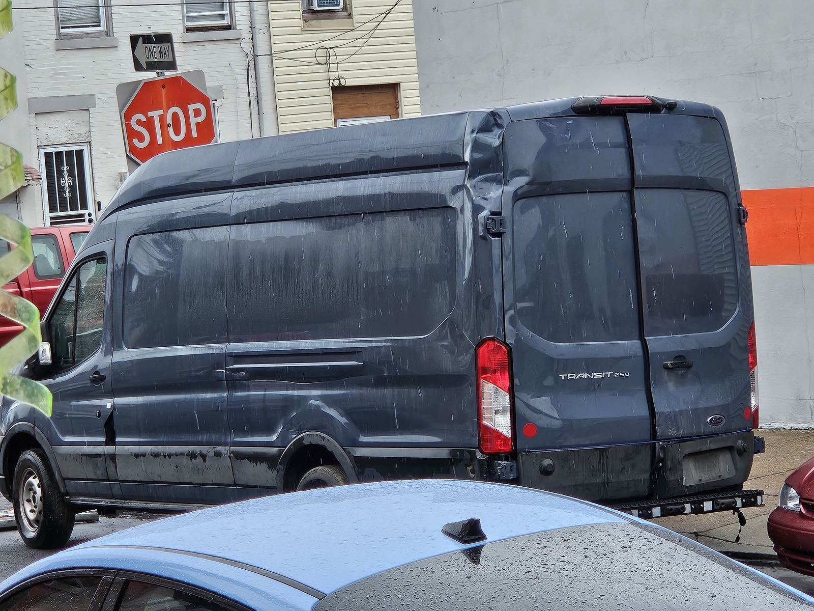Photographic documentation of the work as submitted to the city's 311 record.