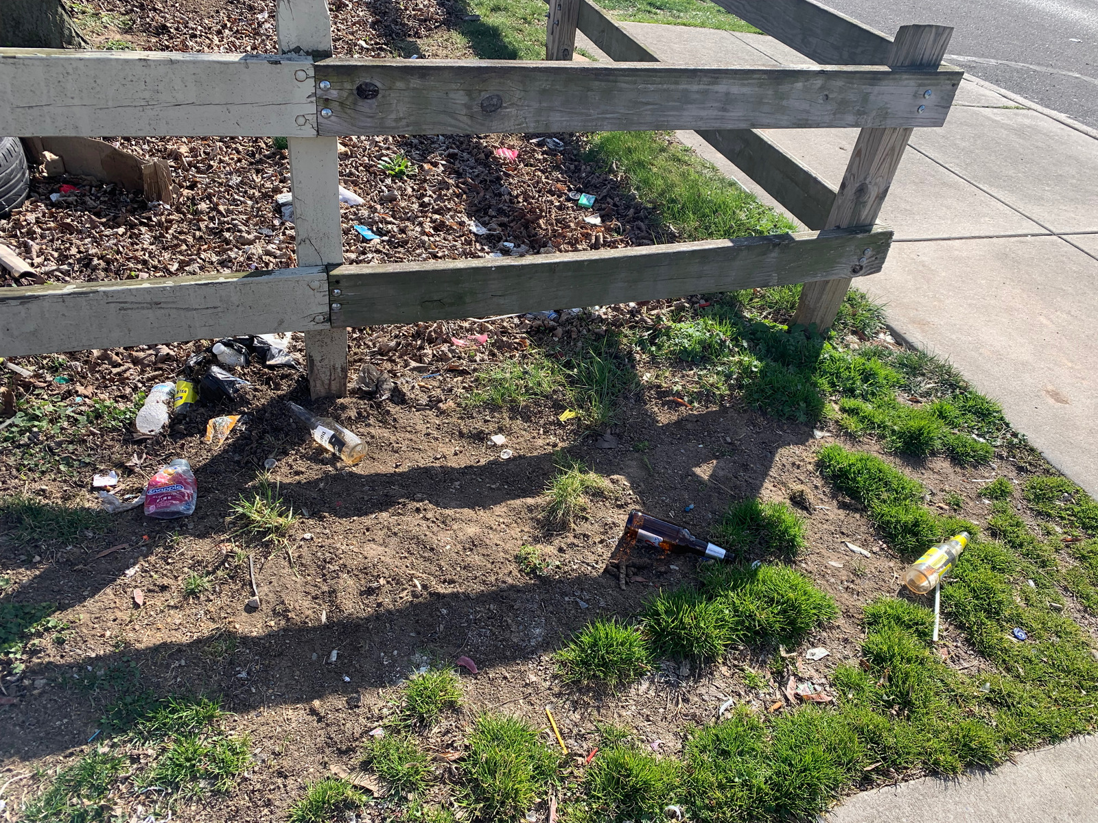 Photographic documentation of the work as submitted to the city's 311 record.