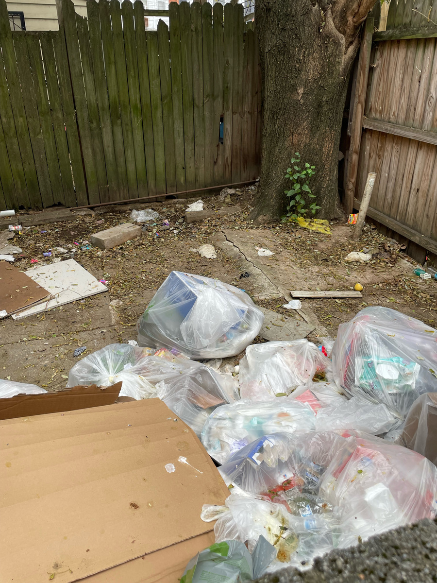 Photographic documentation of the work as submitted to the city's 311 record.