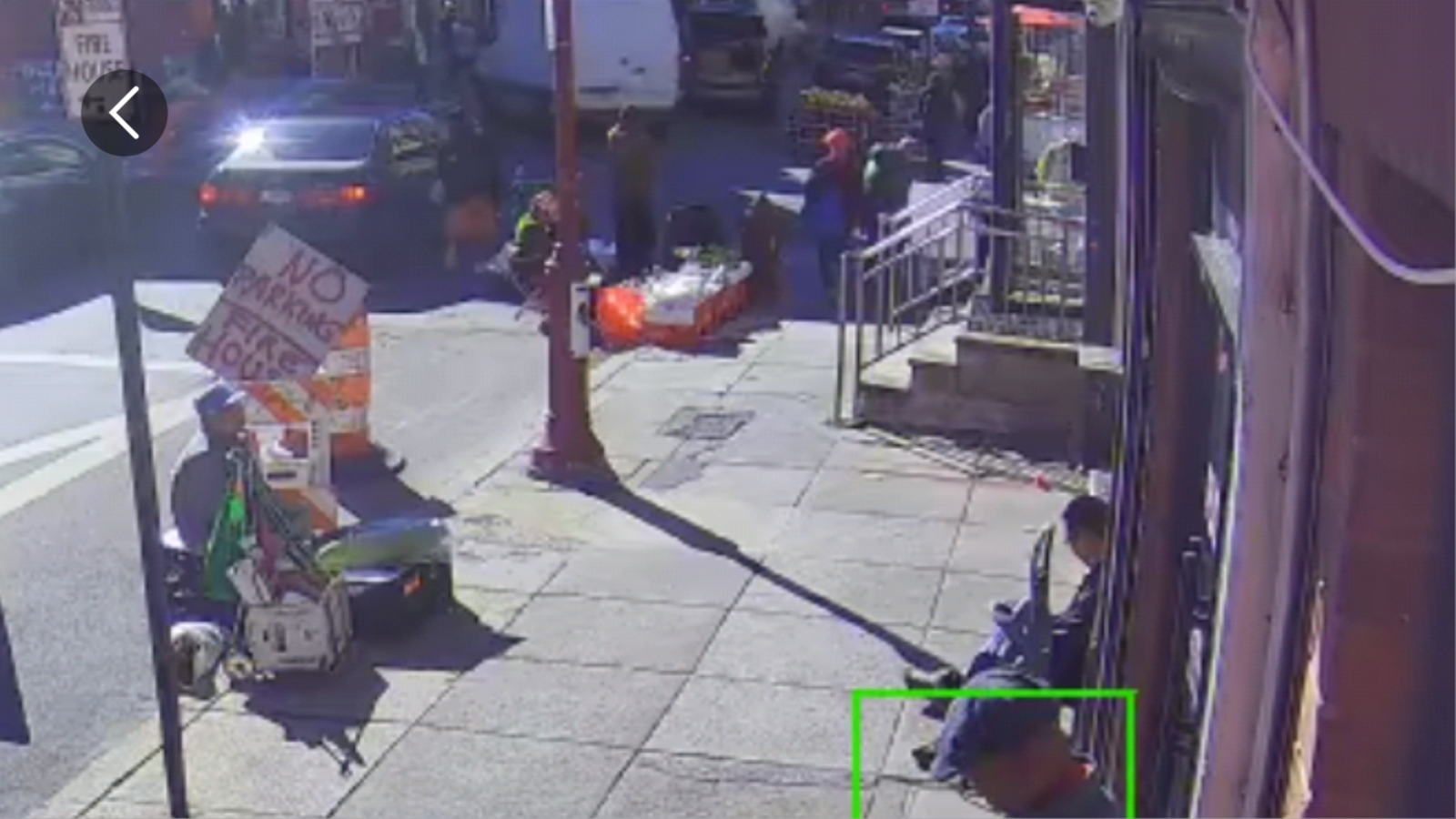 Photographic documentation of the work as submitted to the city's 311 record.