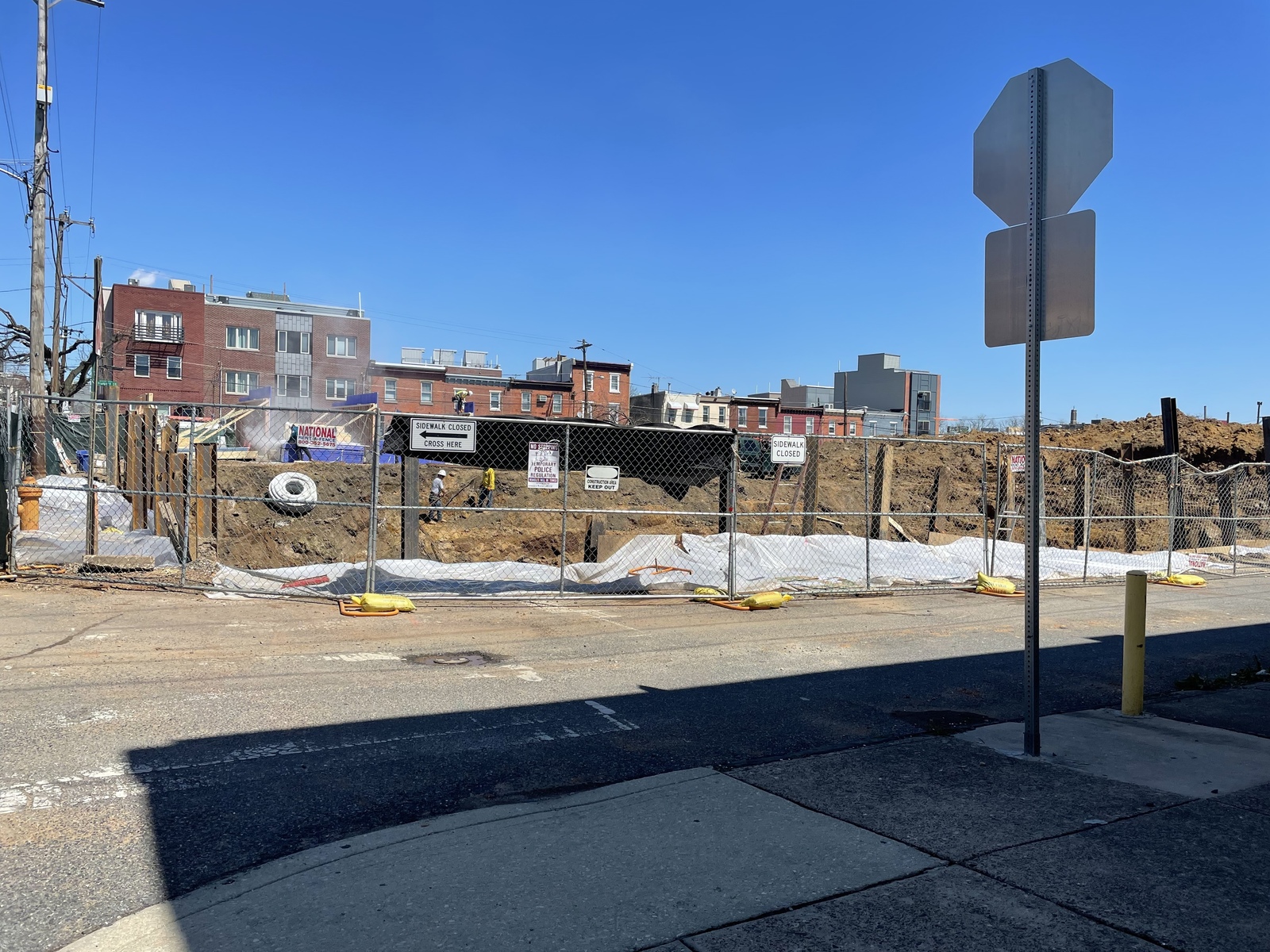Photographic documentation of the work as submitted to the city's 311 record.