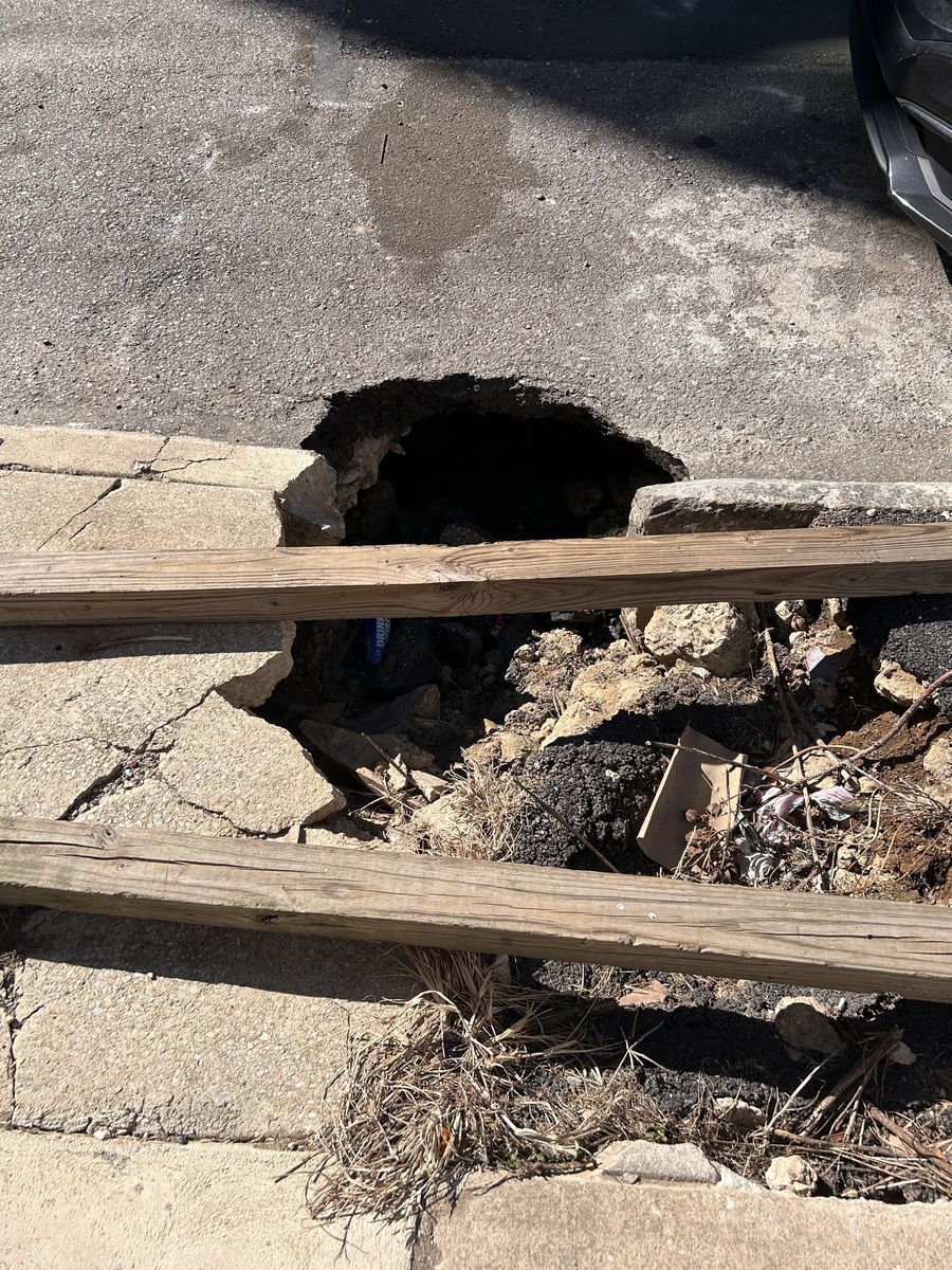 Photographic documentation of the work as submitted to the city's 311 record.