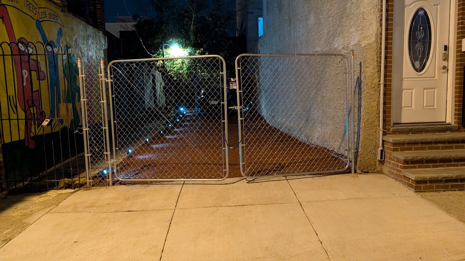 Photographic documentation of the work as submitted to the city's 311 record.