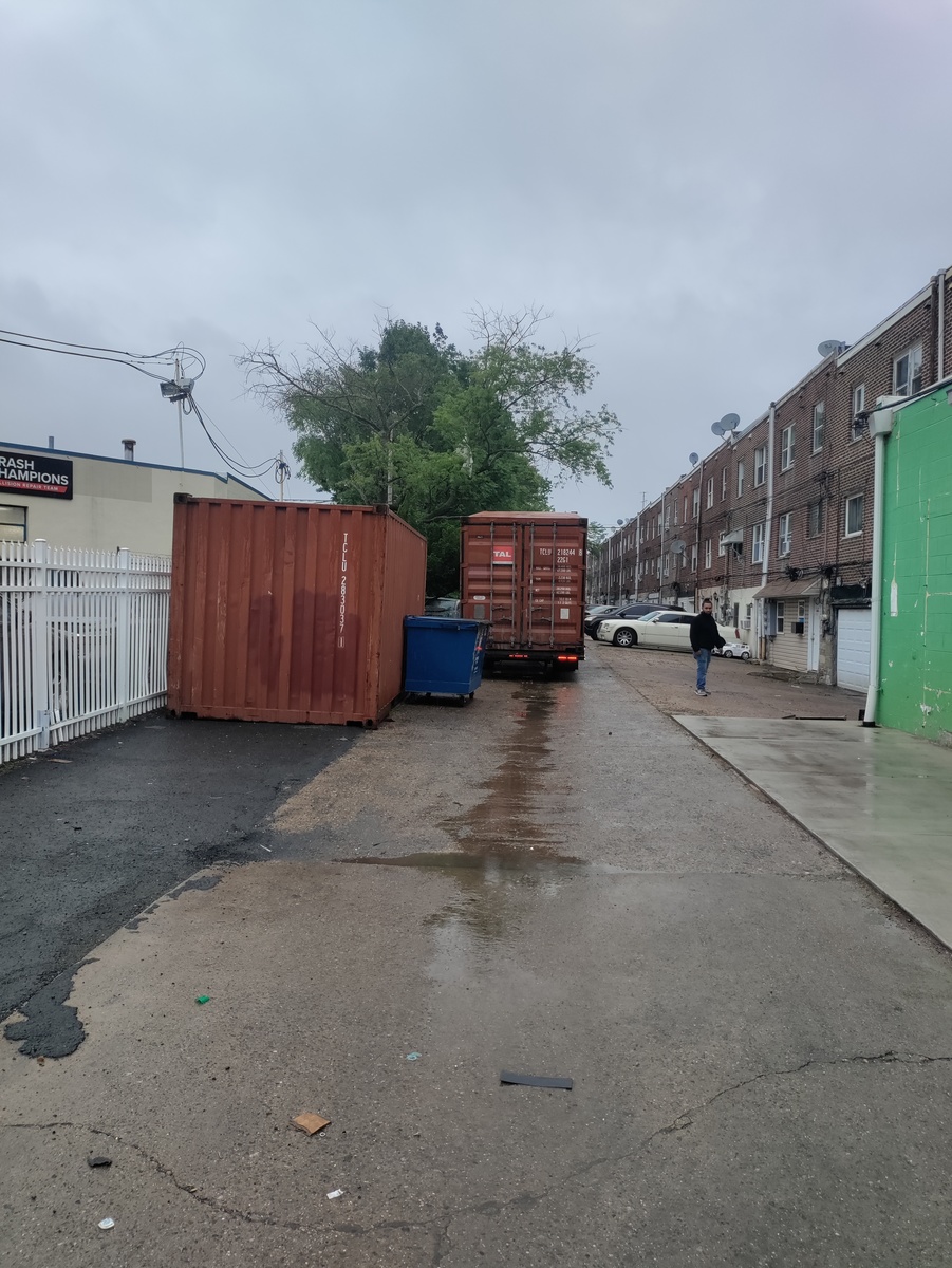 Photographic documentation of the work as submitted to the city's 311 record.