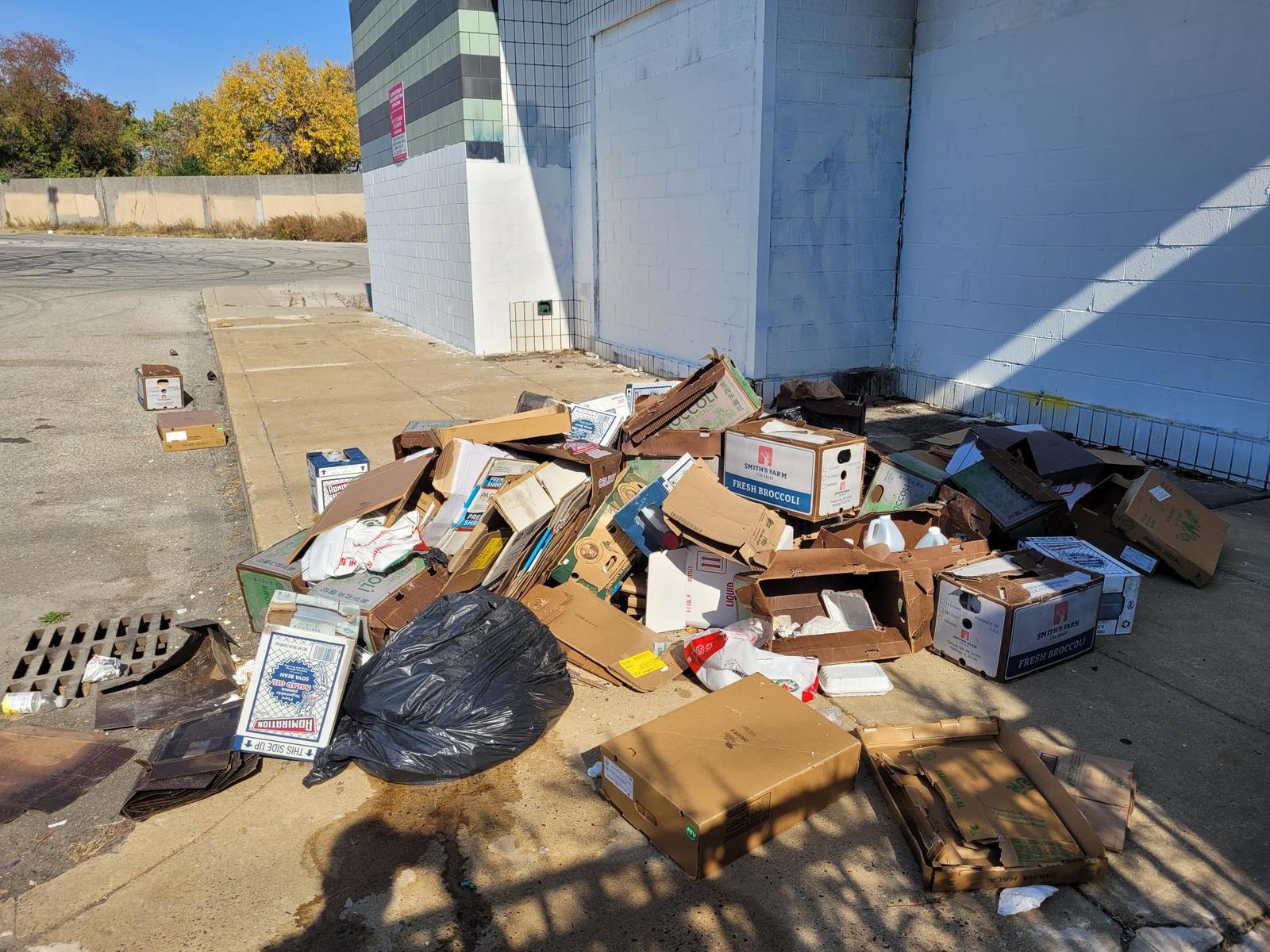 Photographic documentation of the work as submitted to the city's 311 record.