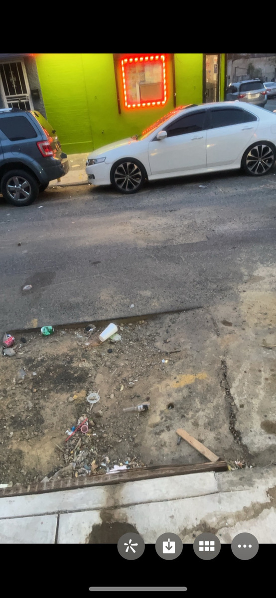 Photographic documentation of the work as submitted to the city's 311 record.
