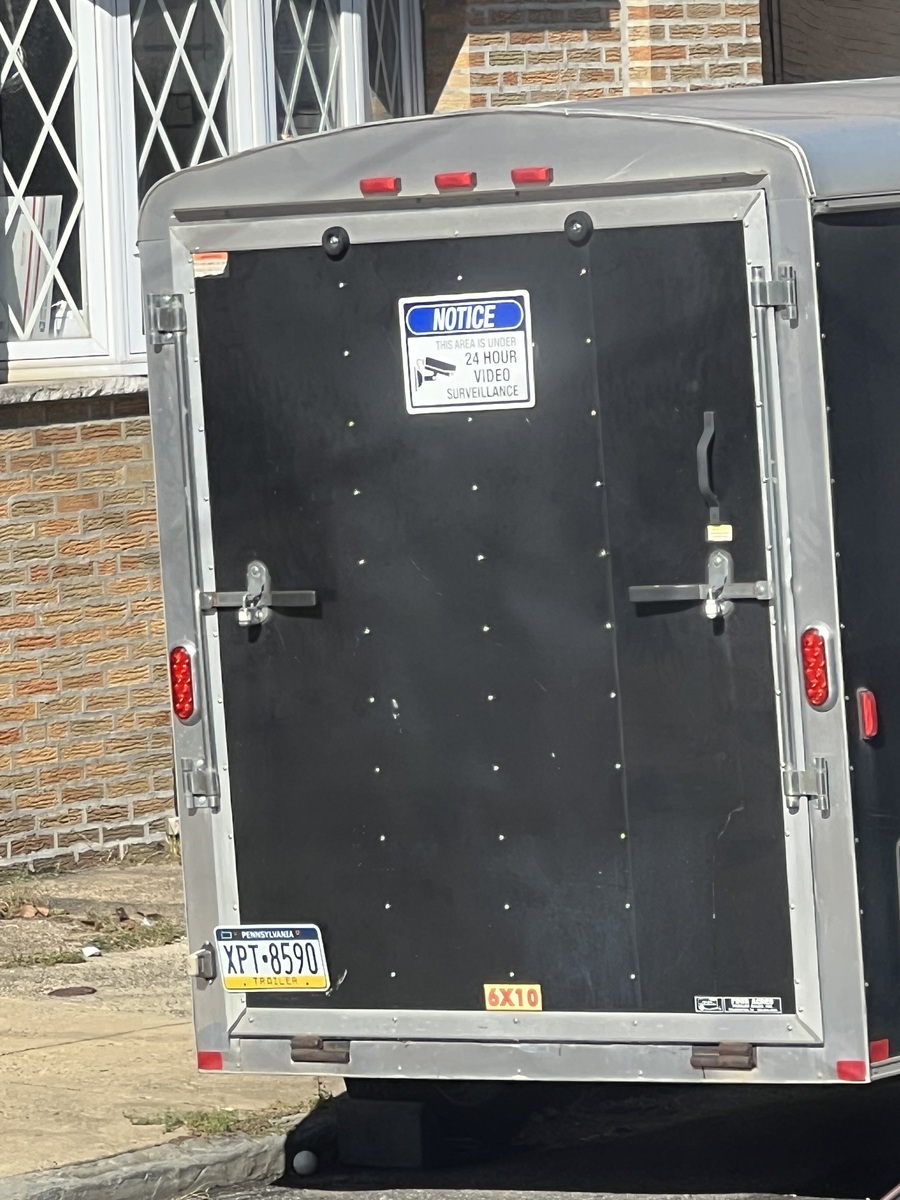Photographic documentation of the work as submitted to the city's 311 record.