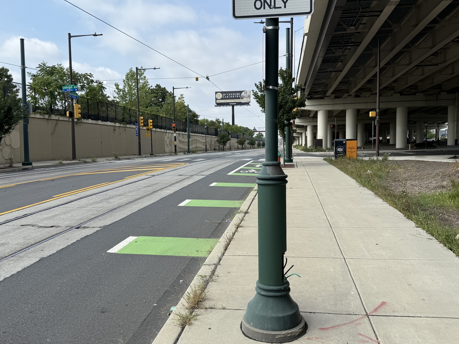 Photographic documentation of the work as submitted to the city's 311 record.