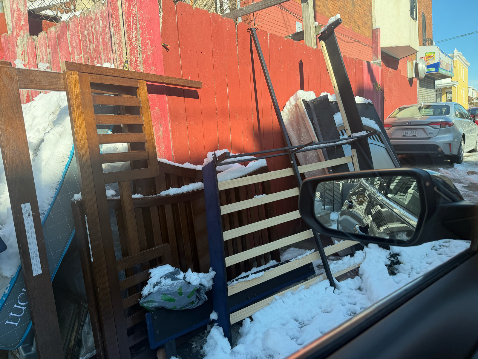 Photographic documentation of the work as submitted to the city's 311 record.