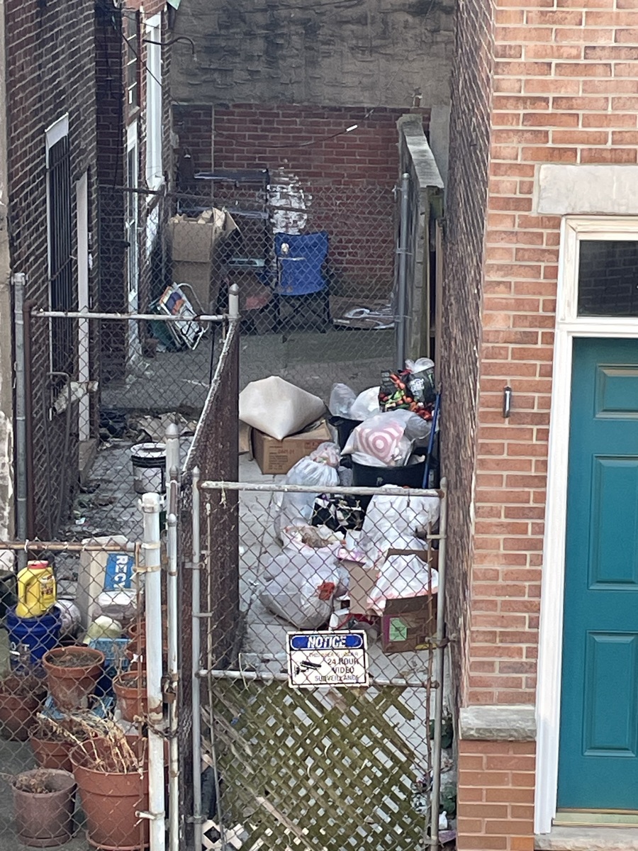 Photographic documentation of the work as submitted to the city's 311 record.