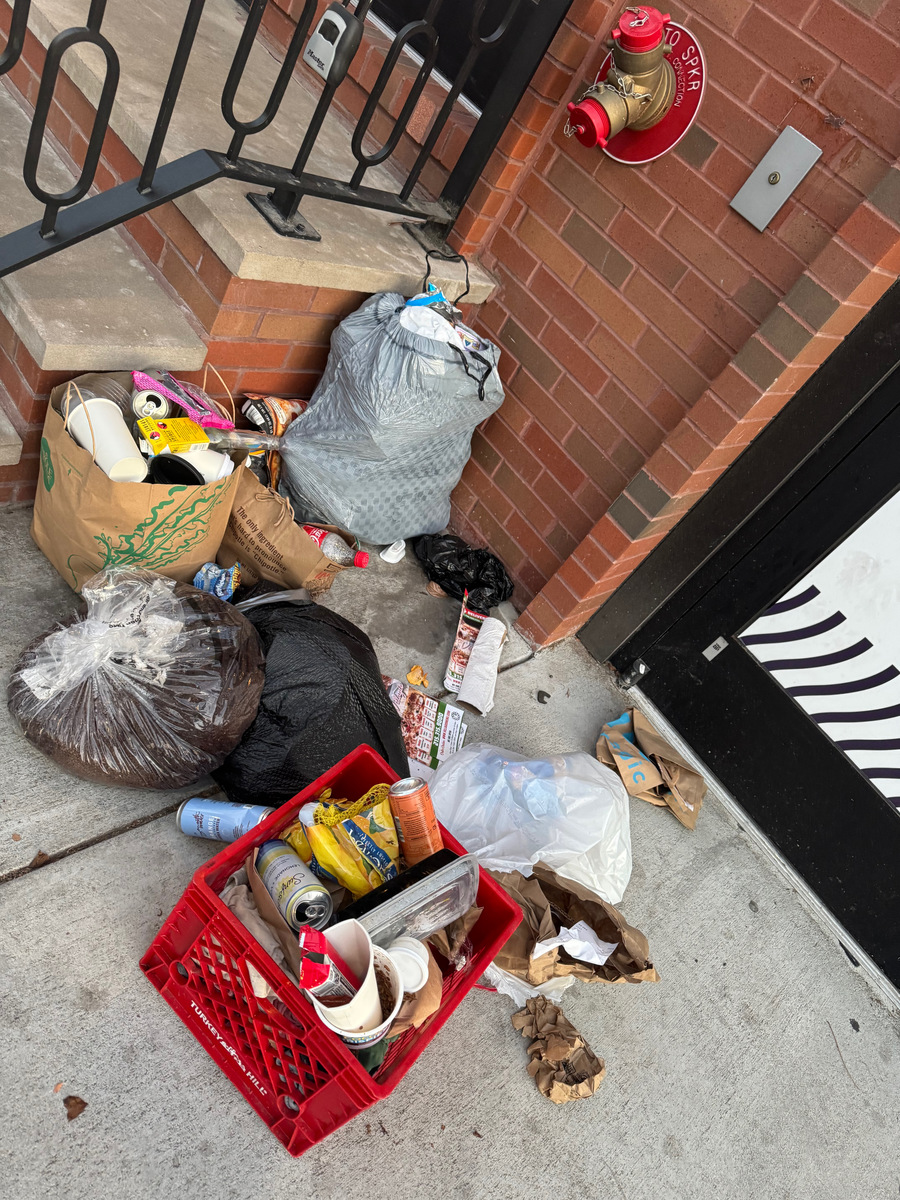 Photographic documentation of the work as submitted to the city's 311 record.