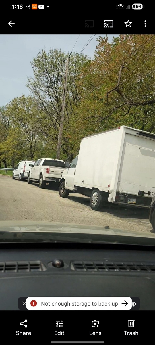 Photographic documentation of the work as submitted to the city's 311 record.