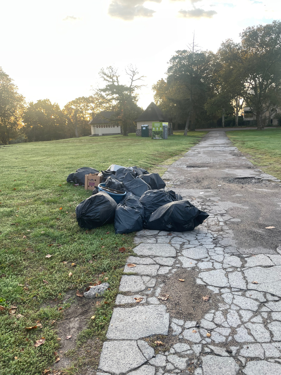 Photographic documentation of the work as submitted to the city's 311 record.