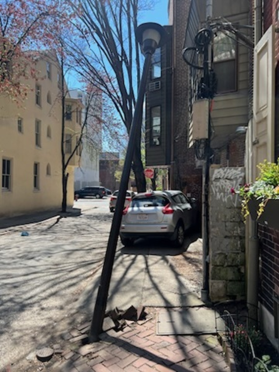 Photographic documentation of the work as submitted to the city's 311 record.