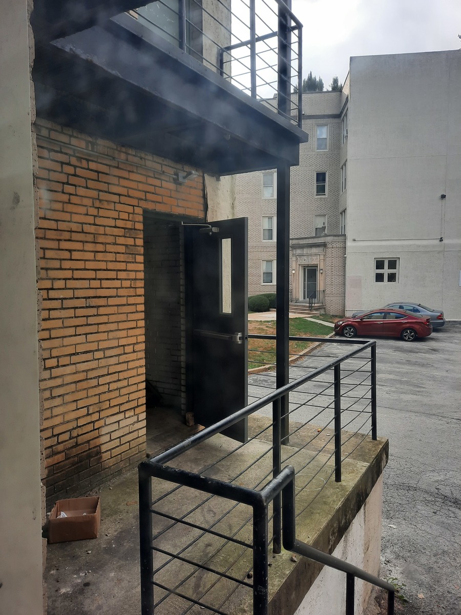 Photographic documentation of the work as submitted to the city's 311 record.