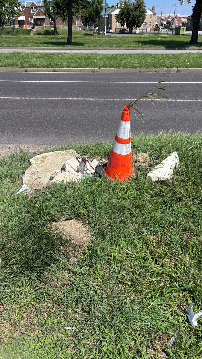 Photographic documentation of the work as submitted to the city's 311 record.