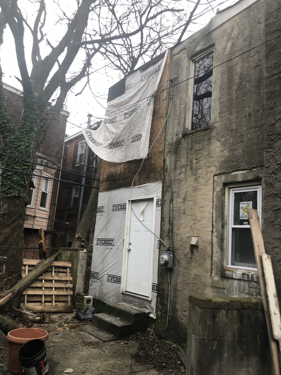 Photographic documentation of the work as submitted to the city's 311 record.