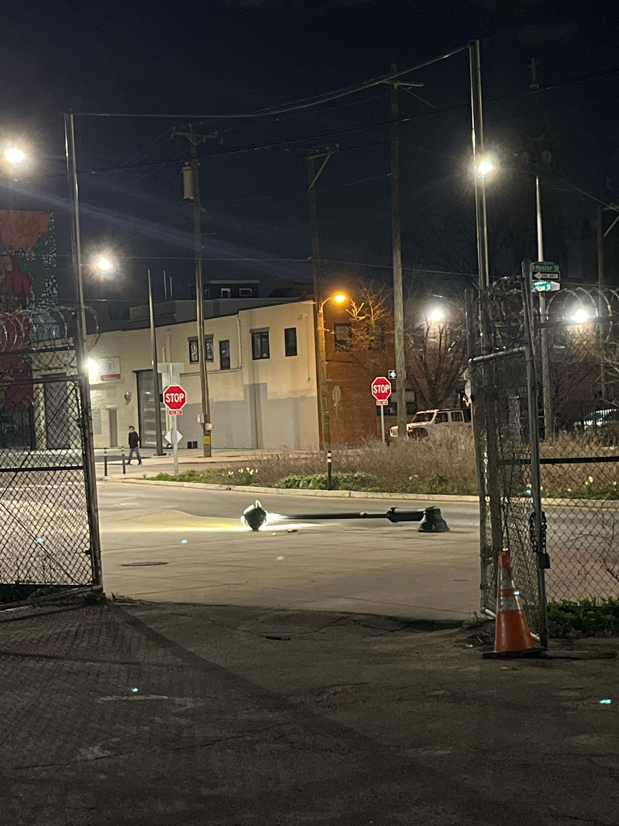 Photographic documentation of the work as submitted to the city's 311 record.