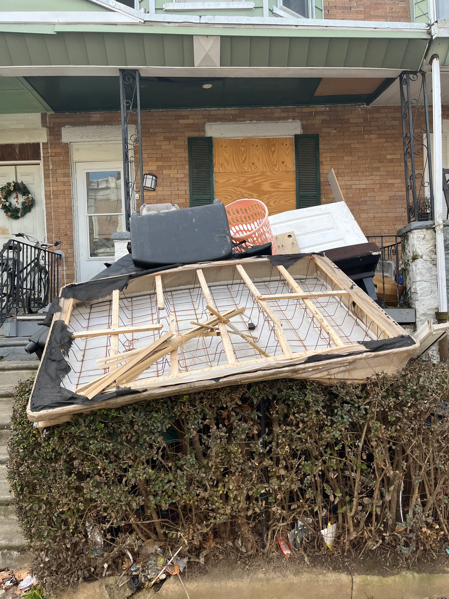 Photographic documentation of the work as submitted to the city's 311 record.