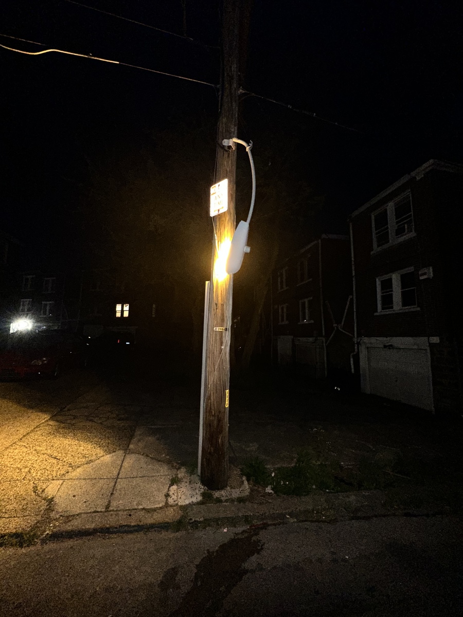 Photographic documentation of the work as submitted to the city's 311 record.