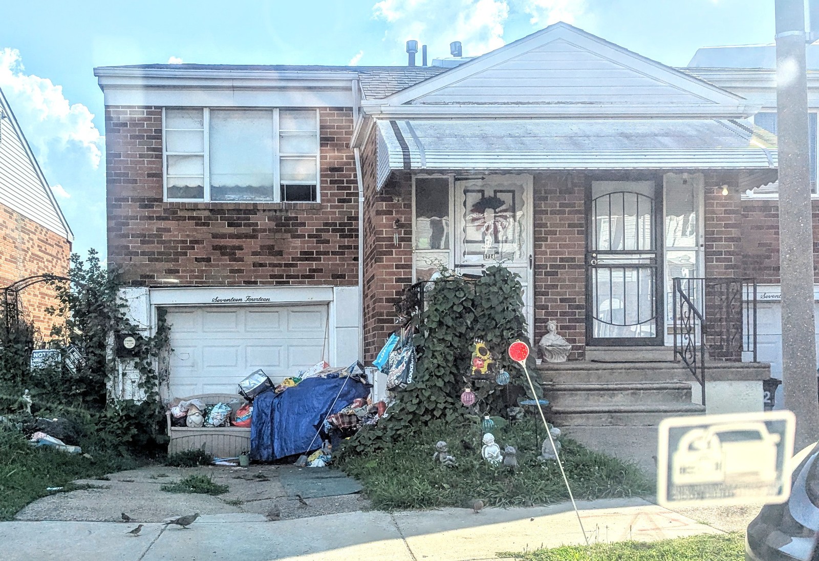 Photographic documentation of the work as submitted to the city's 311 record.