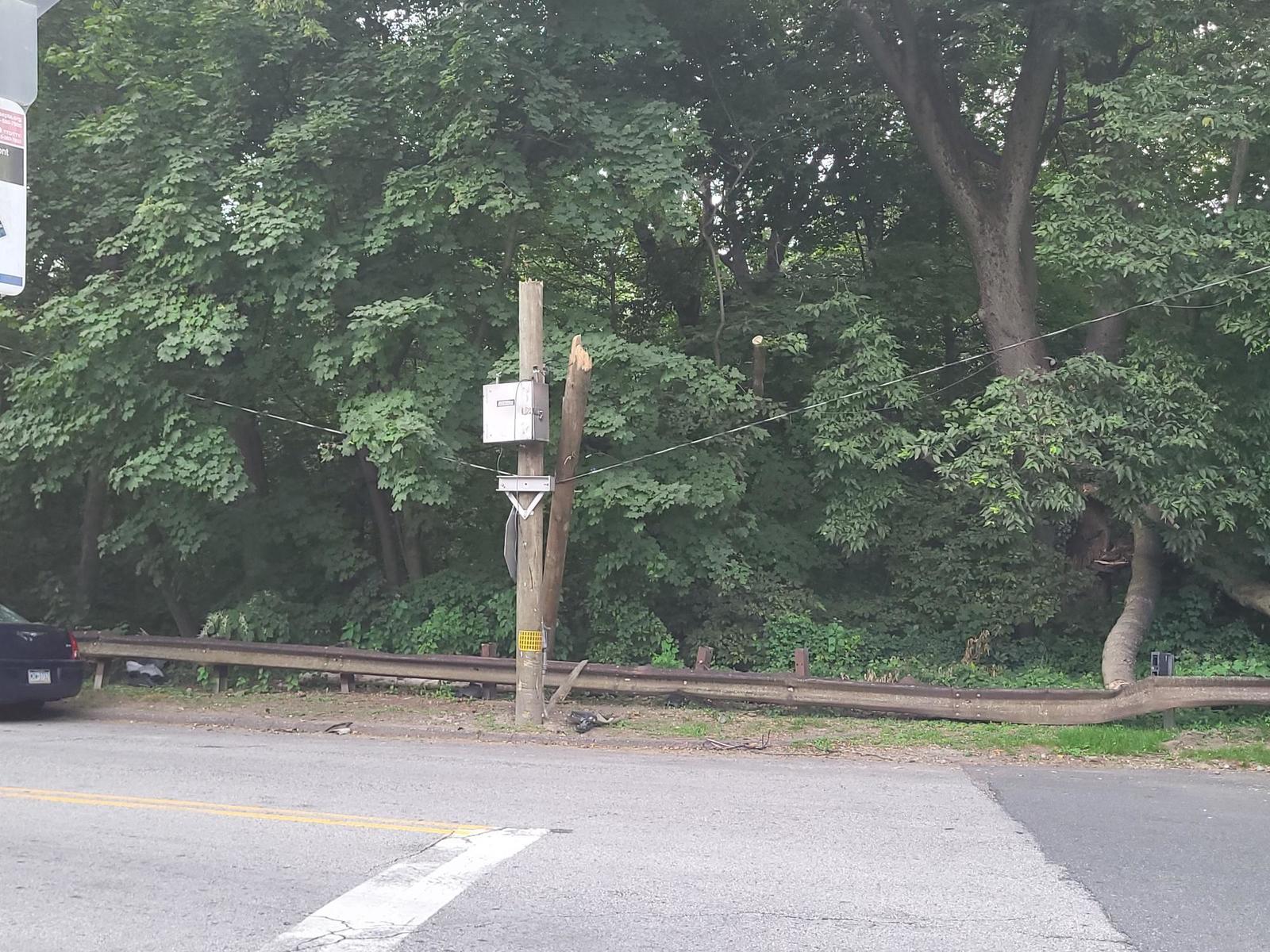 Photographic documentation of the work as submitted to the city's 311 record.