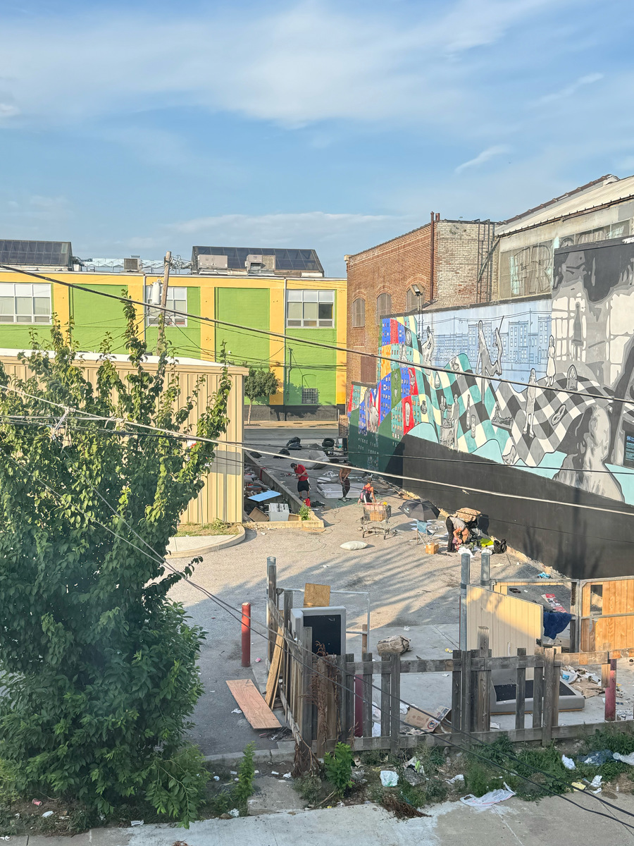 Photographic documentation of the work as submitted to the city's 311 record.