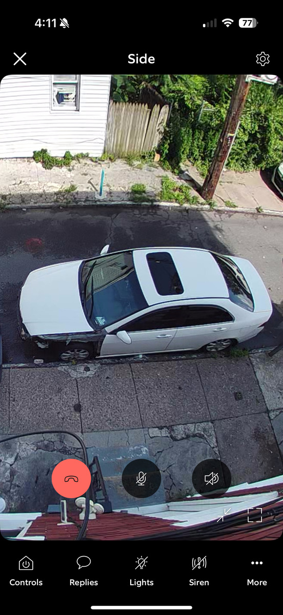 Photographic documentation of the work as submitted to the city's 311 record.