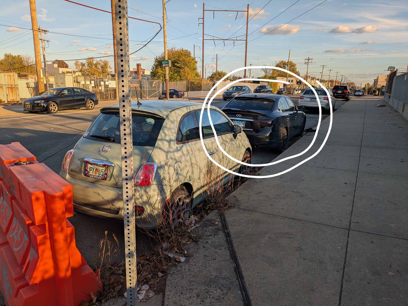 Photographic documentation of the work as submitted to the city's 311 record.
